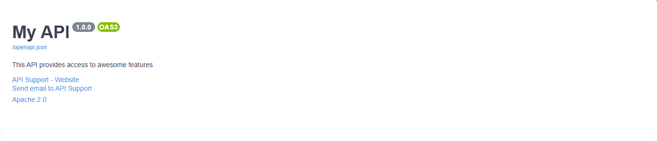 Custom OpenAPI Output